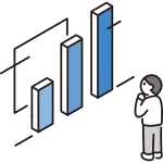 Graph And People SVG Icon